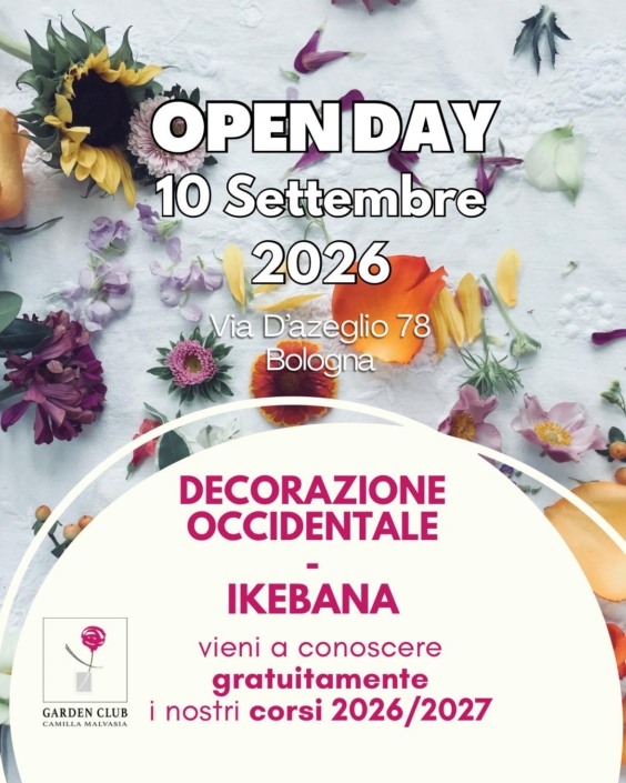 open day 2026-2027 garden club bologna